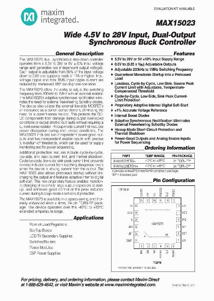 MAX15023ETG-T_7467984.PDF Datasheet
