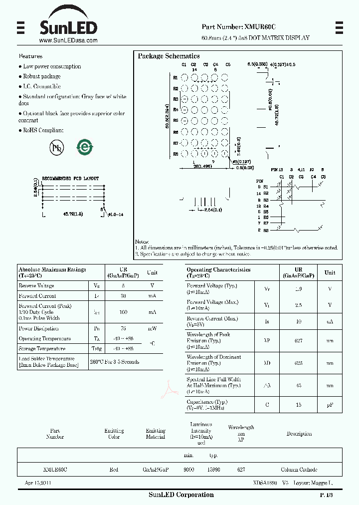 XMUR60C_7478706.PDF Datasheet