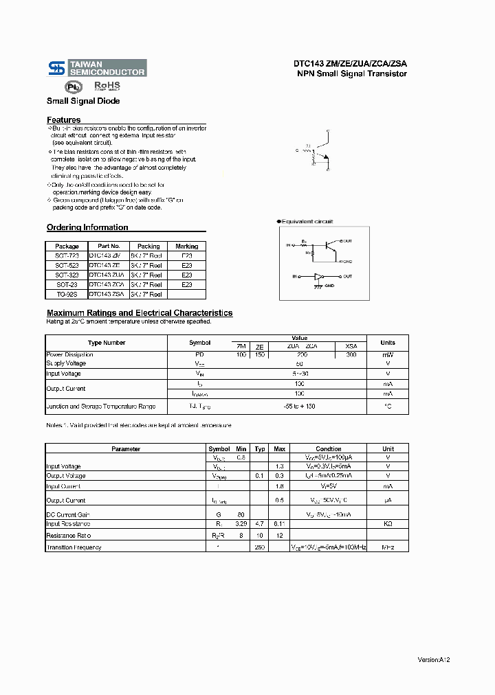 DTC143-ZCA_7487574.PDF Datasheet