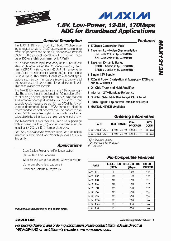 MAX1213NEGKD_7494113.PDF Datasheet