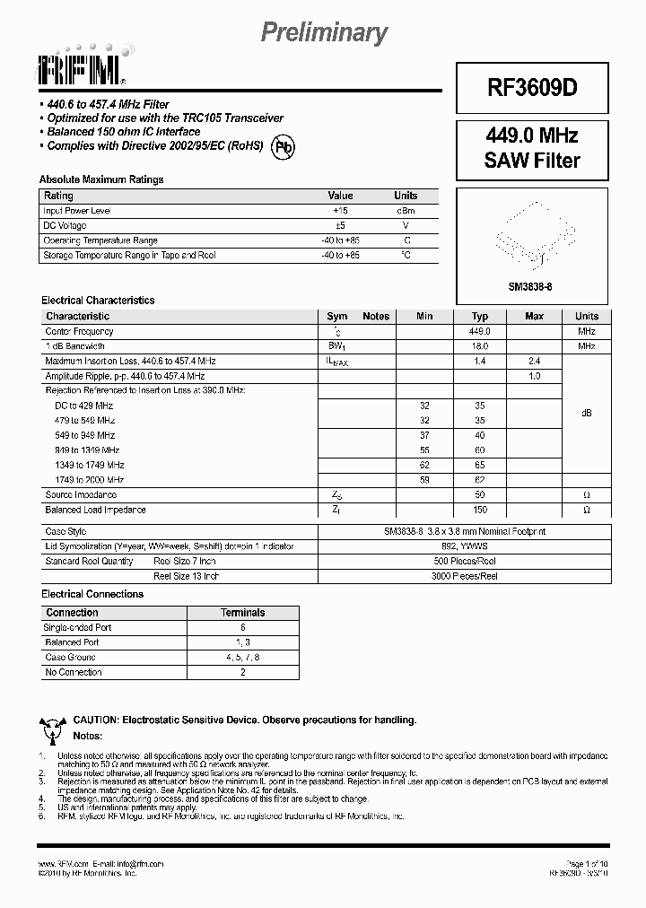 RF3609D_7505123.PDF Datasheet