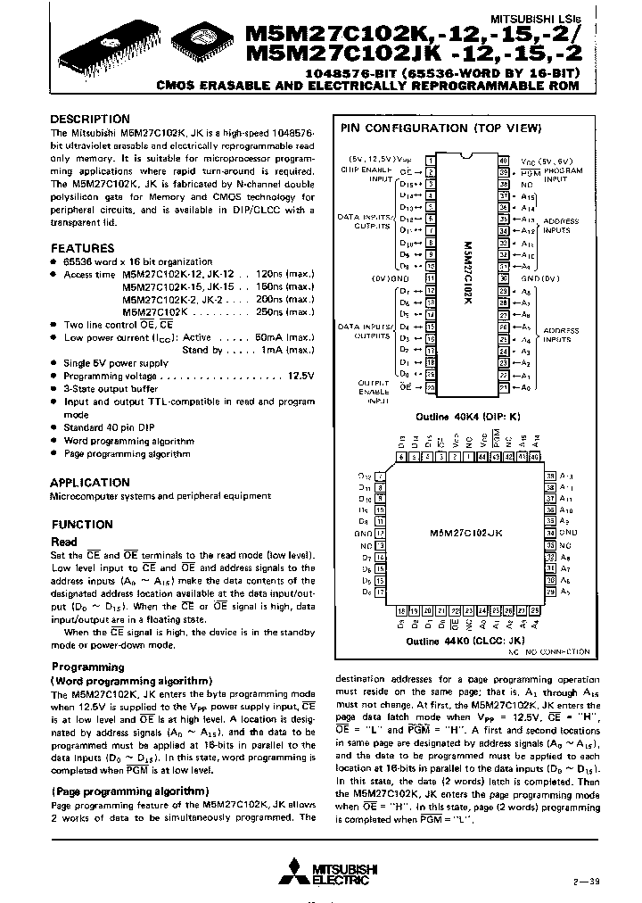 M5M27C102K_7509422.PDF Datasheet