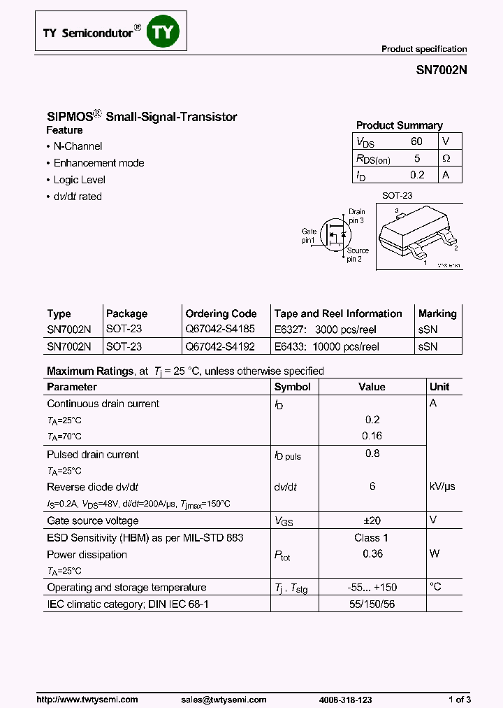 SN7002N_7529105.PDF Datasheet