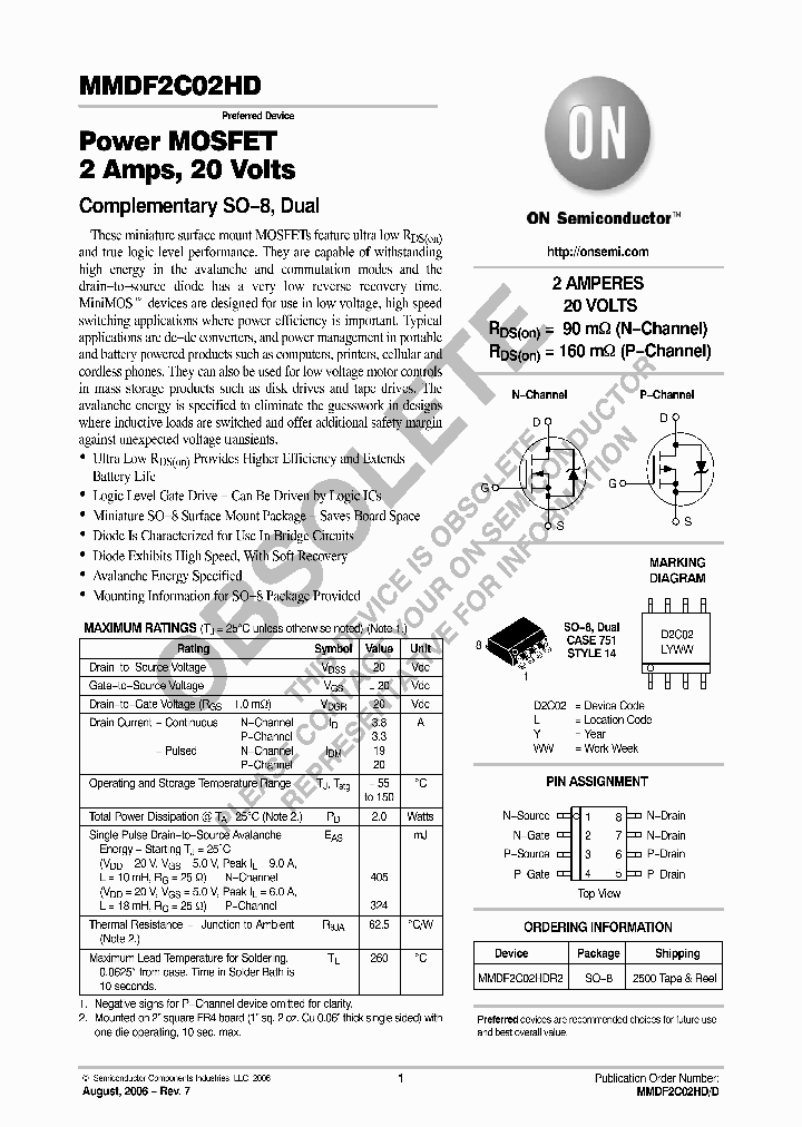 MMDF2C02HDR2_7533548.PDF Datasheet