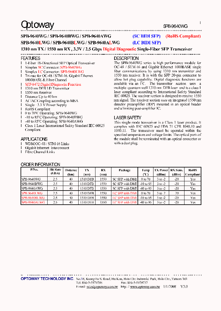 SPB-9640BWG_7549831.PDF Datasheet