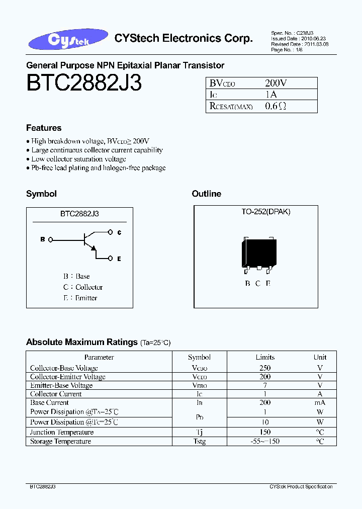 BTC2882J3_7553857.PDF Datasheet