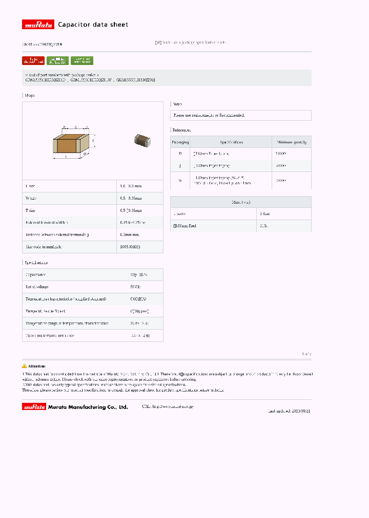 GRM1555C1H330JZ01D_7554740.PDF Datasheet