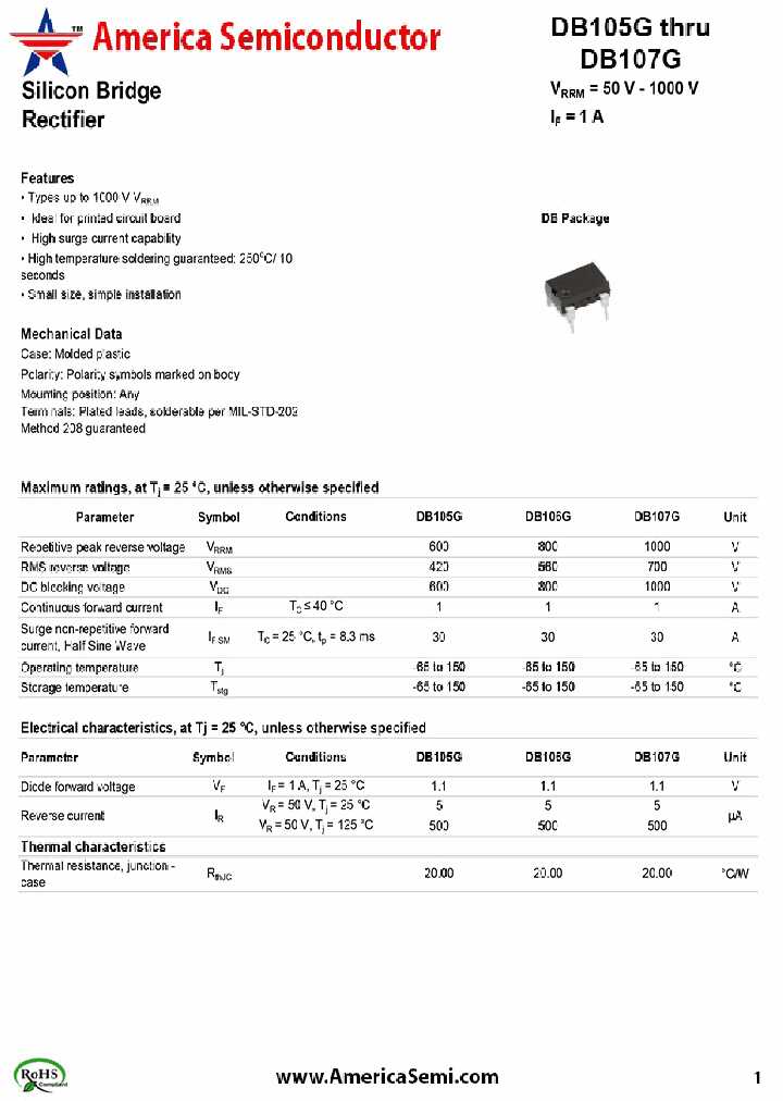 DB105G_7557623.PDF Datasheet