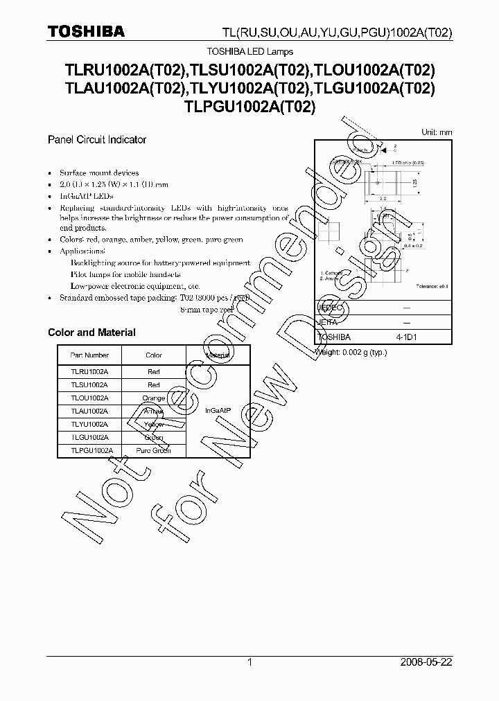 TLGU1002A_7562254.PDF Datasheet