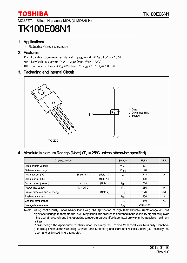 TK100E08N1_7573704.PDF Datasheet