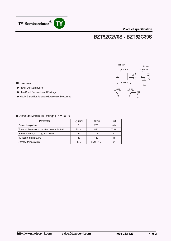 BZT52C6V2S_7579404.PDF Datasheet