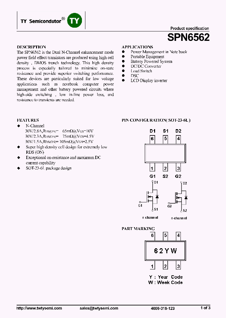 SPN6562S26RG_7584916.PDF Datasheet