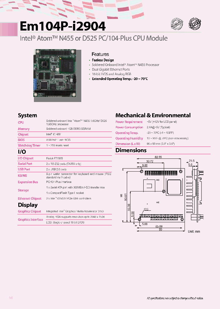 EM104P-I2904_7587999.PDF Datasheet