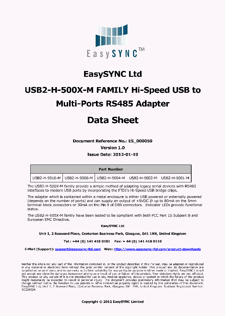 USB2-H-5016-M_7594221.PDF Datasheet