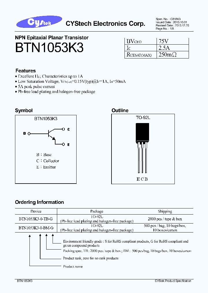 BTN1053K3_7595249.PDF Datasheet