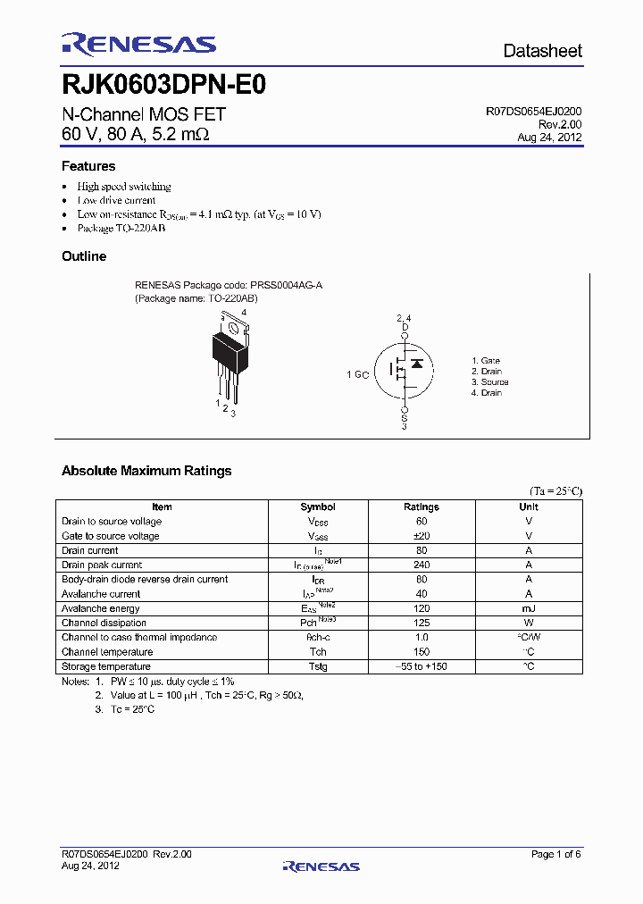 RJK0603DPN-E0-T2_7598720.PDF Datasheet