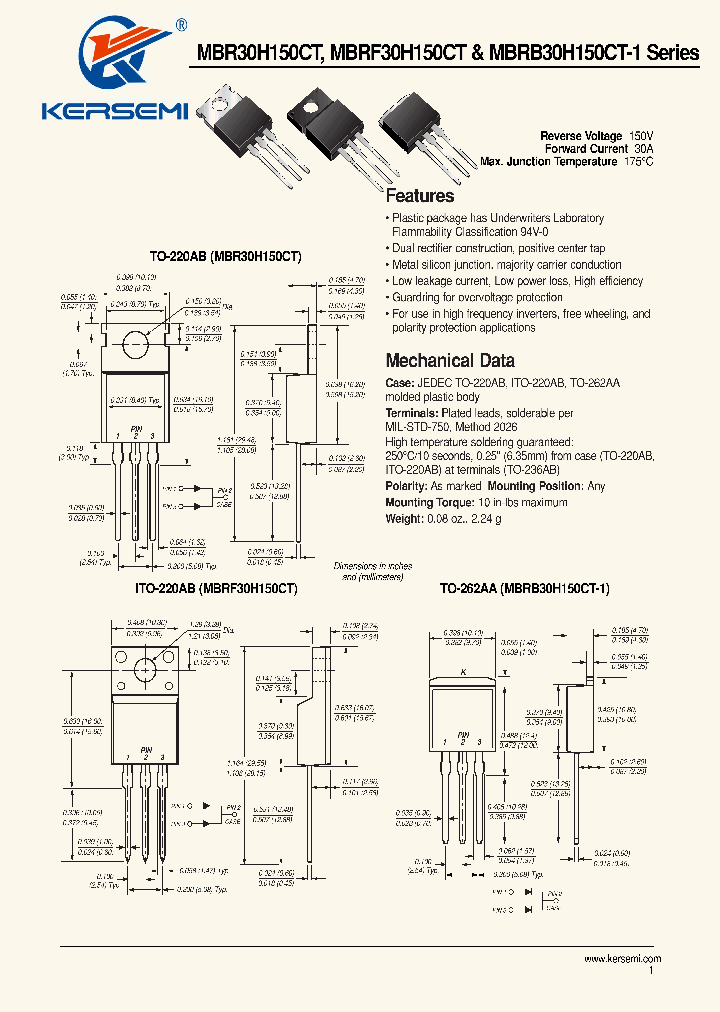 MBRF30H150CT_7609046.PDF Datasheet