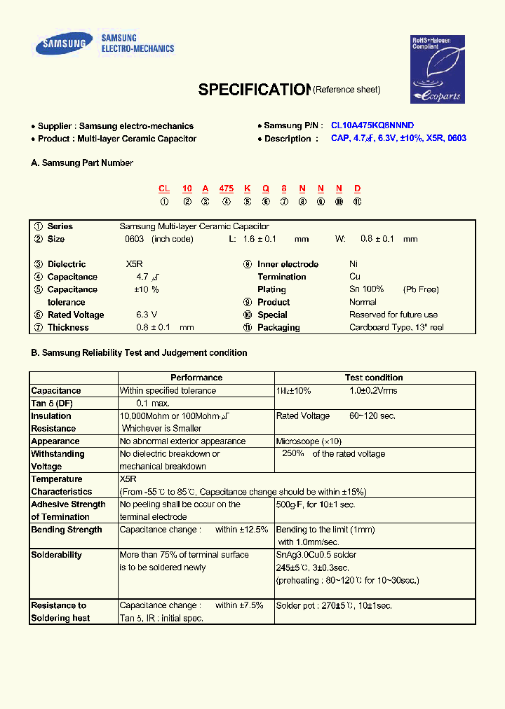 CL10A475KQ8NNND_7612804.PDF Datasheet