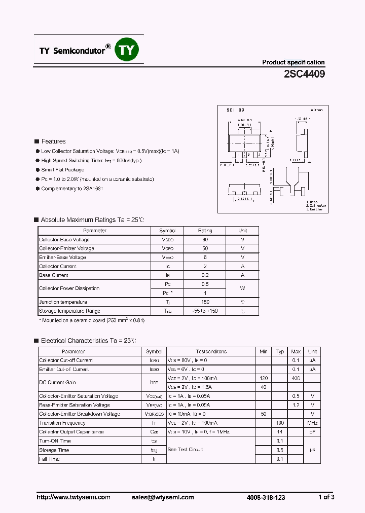 2SC4409_7615910.PDF Datasheet