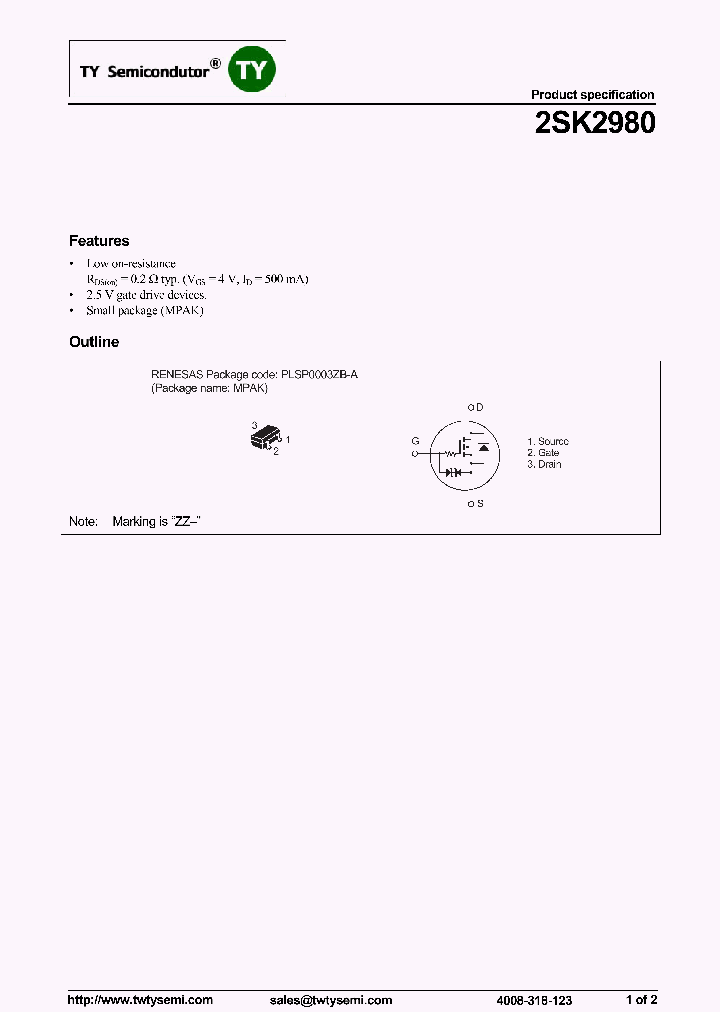 2SK2980ZZ-TR-E_7616795.PDF Datasheet