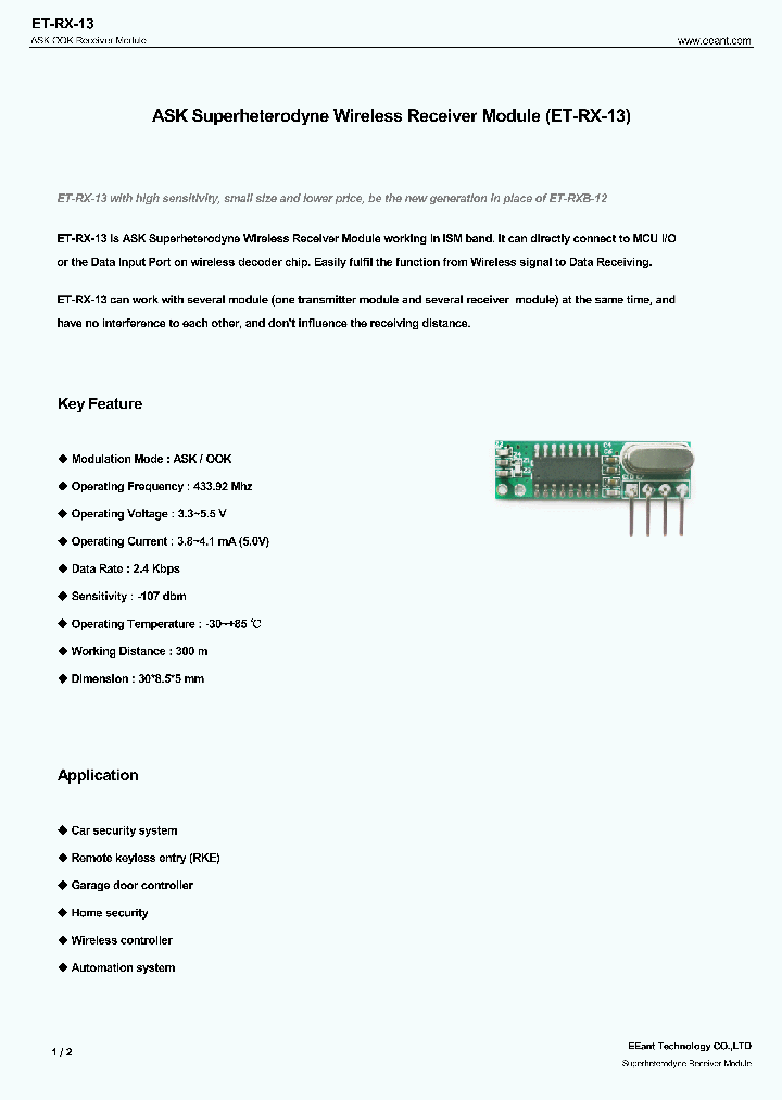 ET-RX-13_7631111.PDF Datasheet