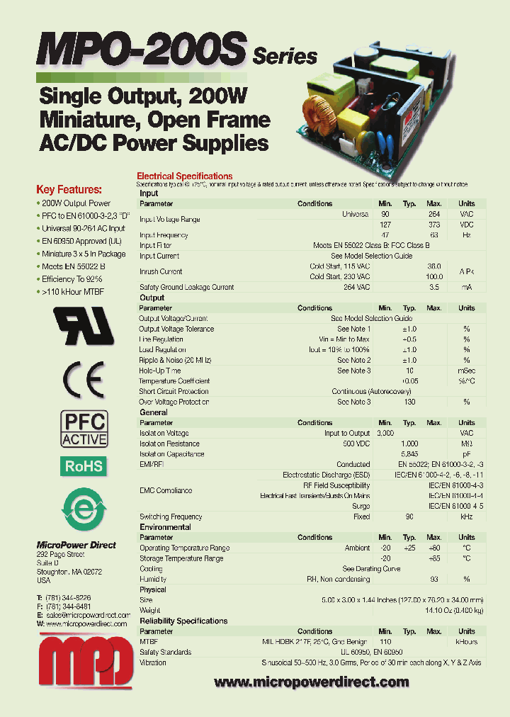 MPO-200S_7635764.PDF Datasheet