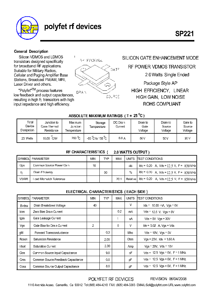 SP221_7641915.PDF Datasheet