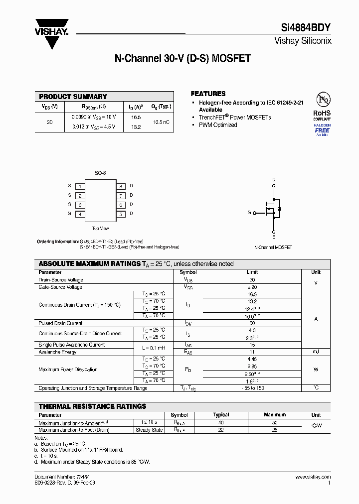 SI4884BDY-T1-E3_7642316.PDF Datasheet