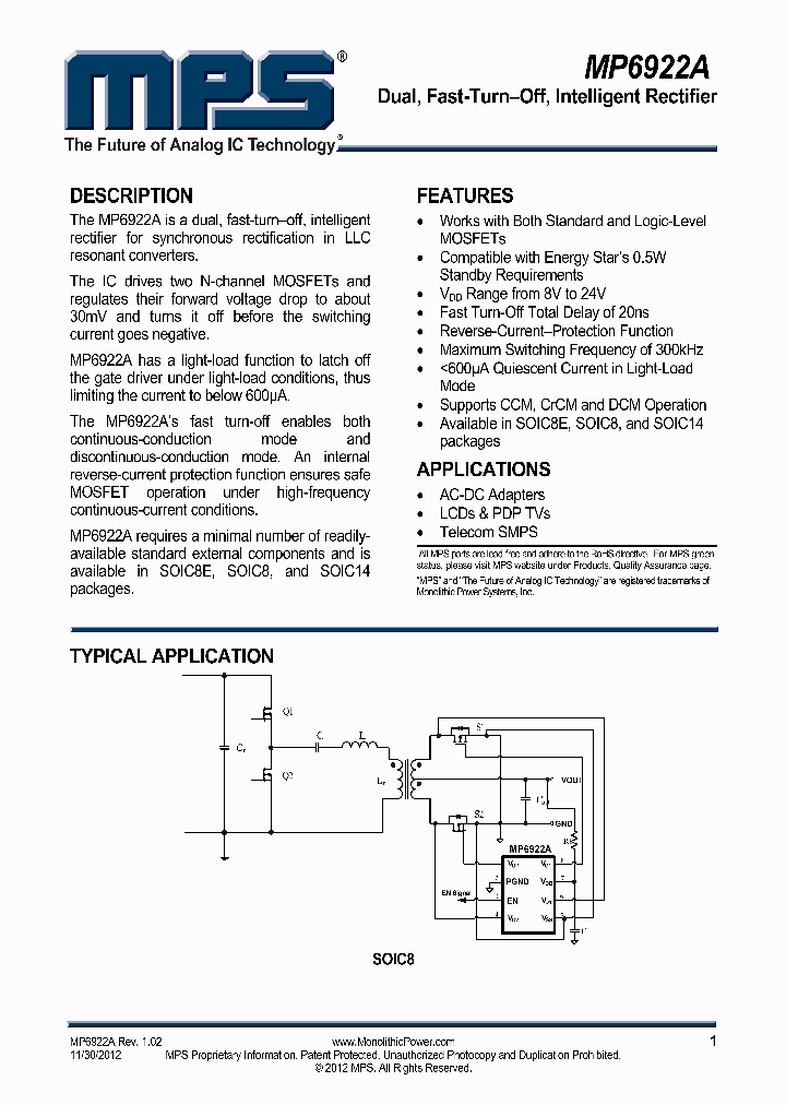 MP6922A_7647572.PDF Datasheet