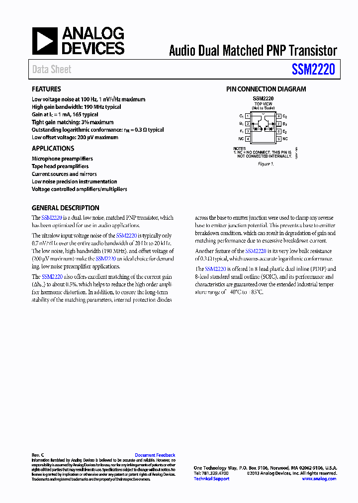 SSM2220S_7652177.PDF Datasheet