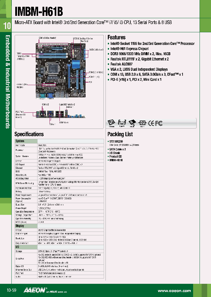 IMBM-H61B_7659002.PDF Datasheet