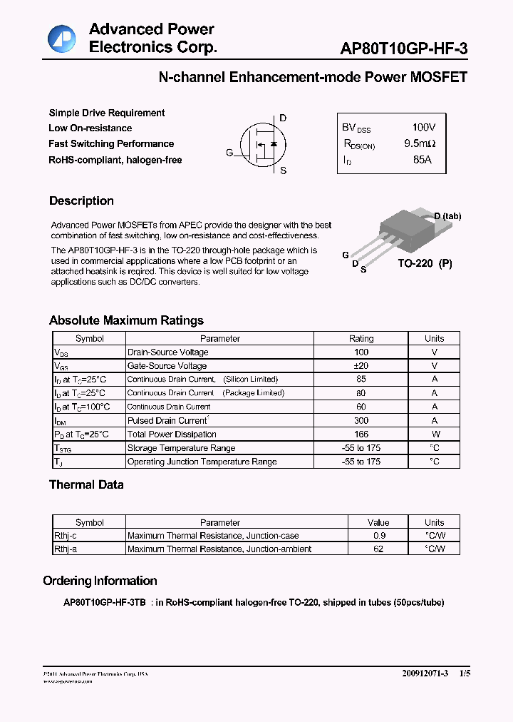 AP80T10GP-HF-3_7669470.PDF Datasheet