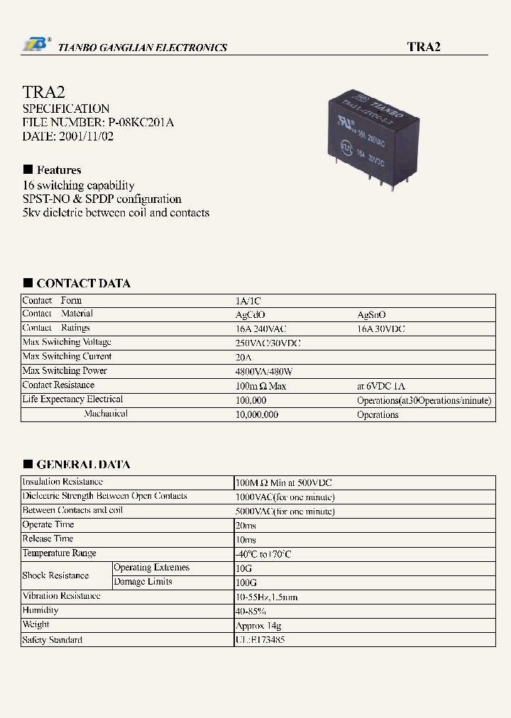 TRA2_7670189.PDF Datasheet