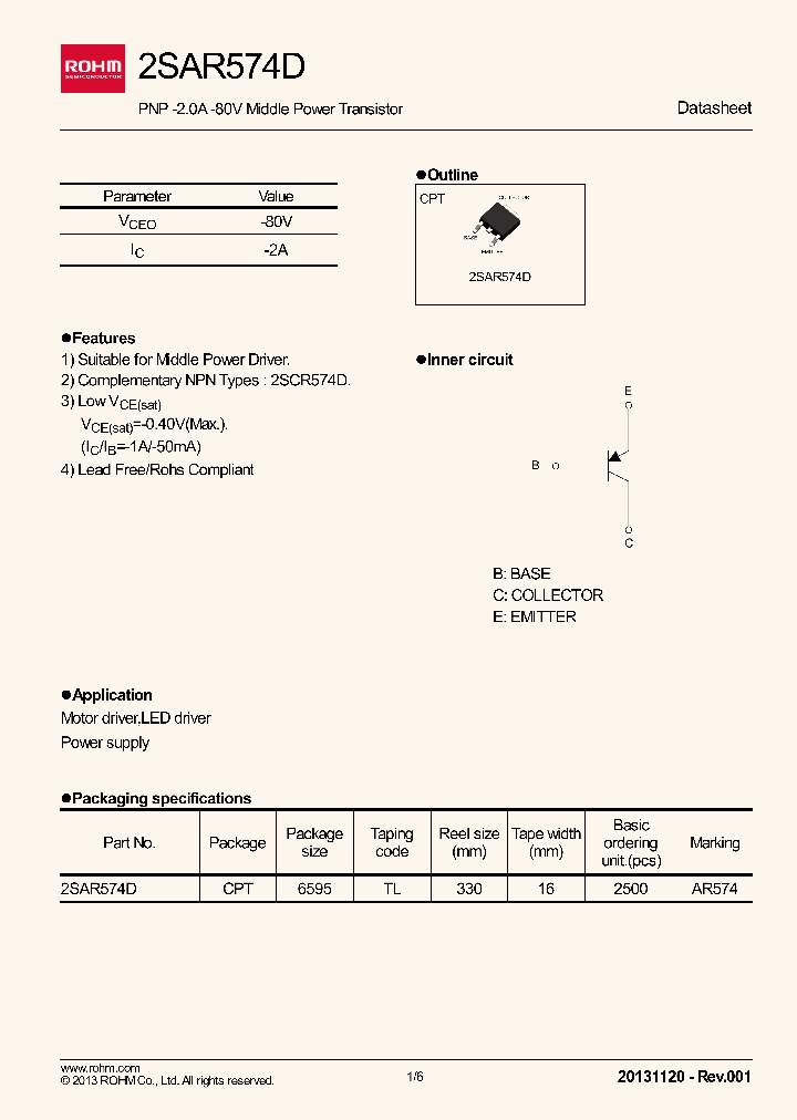 2SAR574D_7670426.PDF Datasheet