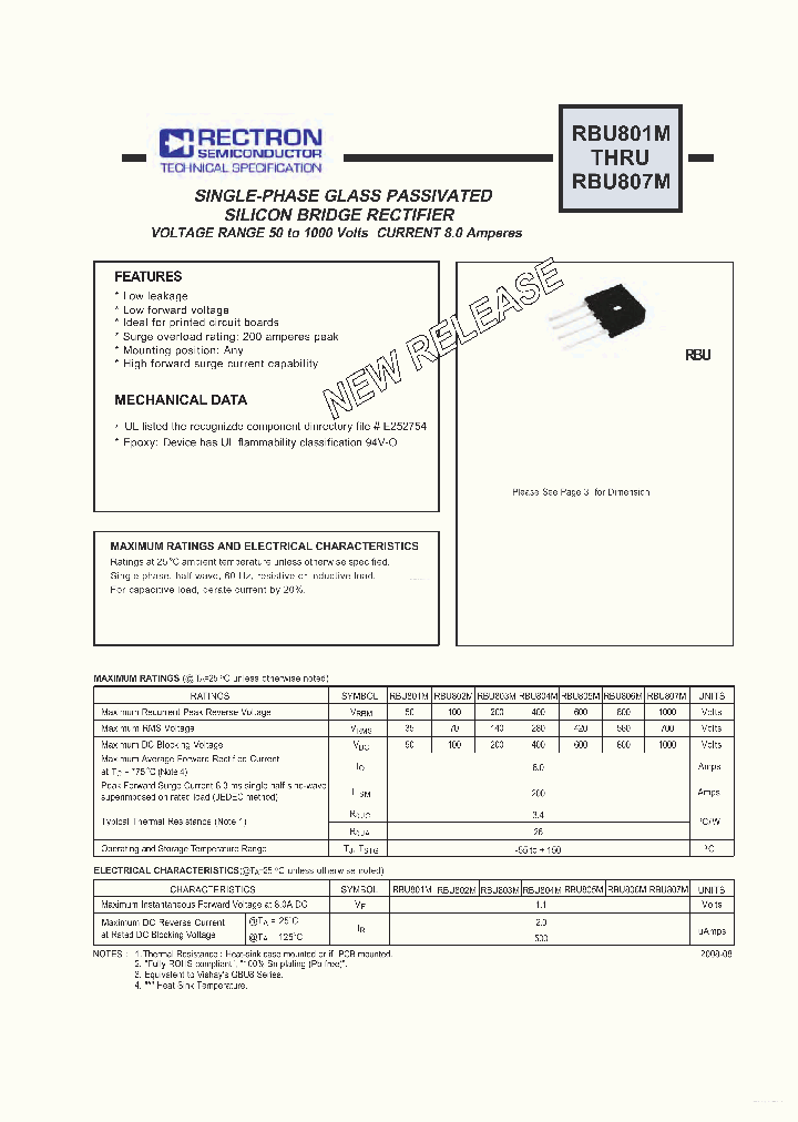 RBU801M_7678943.PDF Datasheet