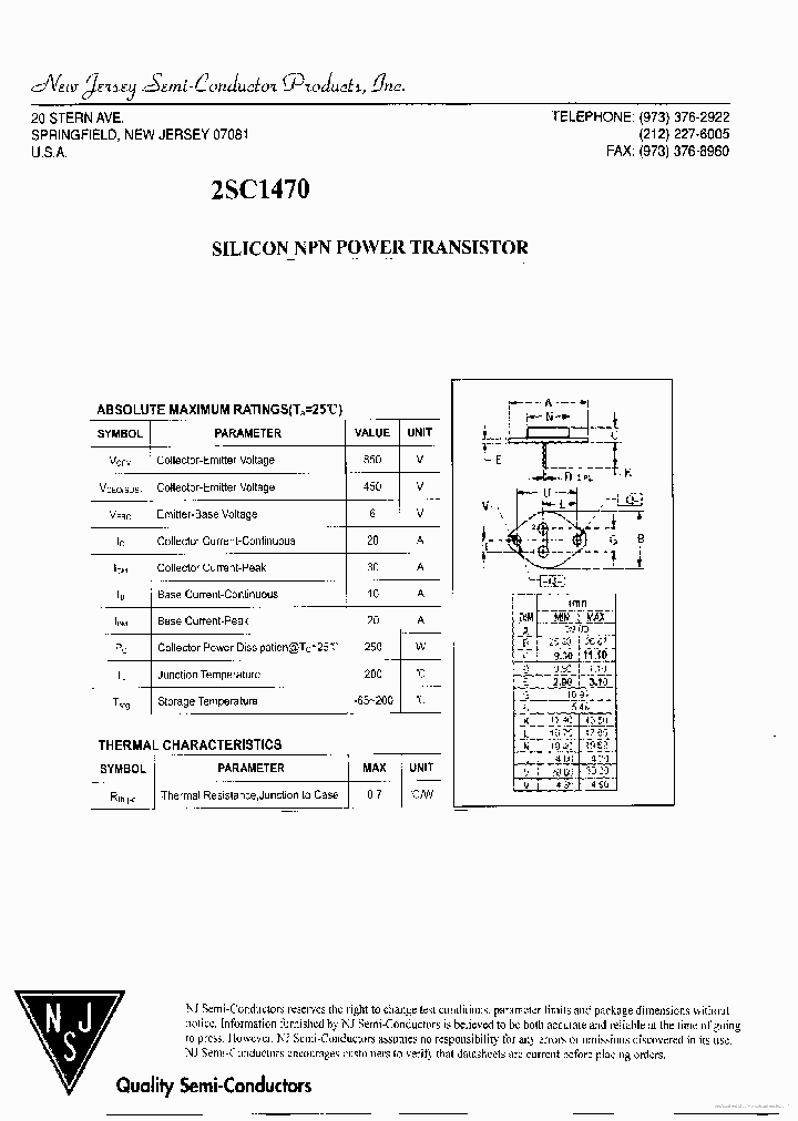 C1470_7683167.PDF Datasheet