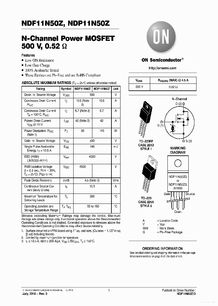 P11N50Z_7684079.PDF Datasheet