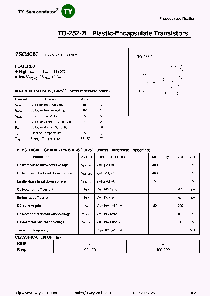 2SC4003_7686173.PDF Datasheet