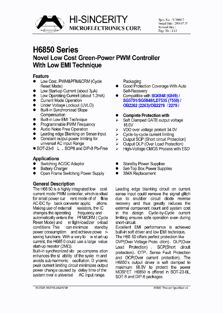 H6850S_7687483.PDF Datasheet