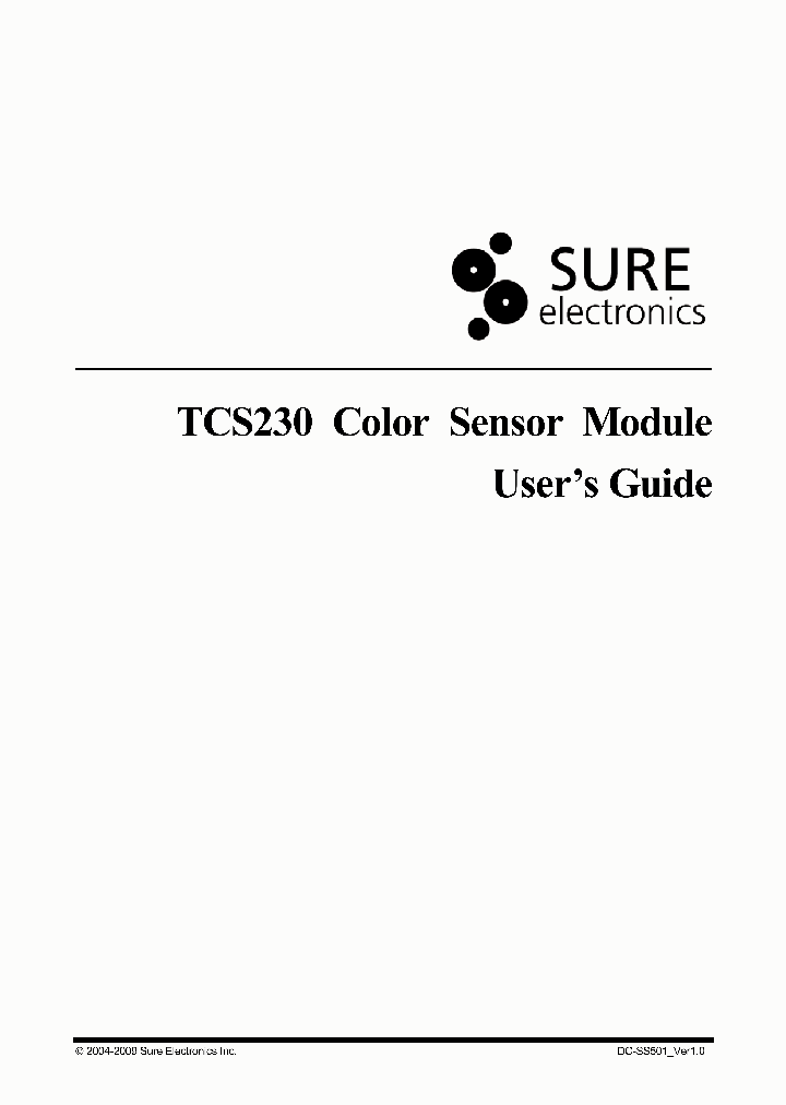 TCS230_7690121.PDF Datasheet