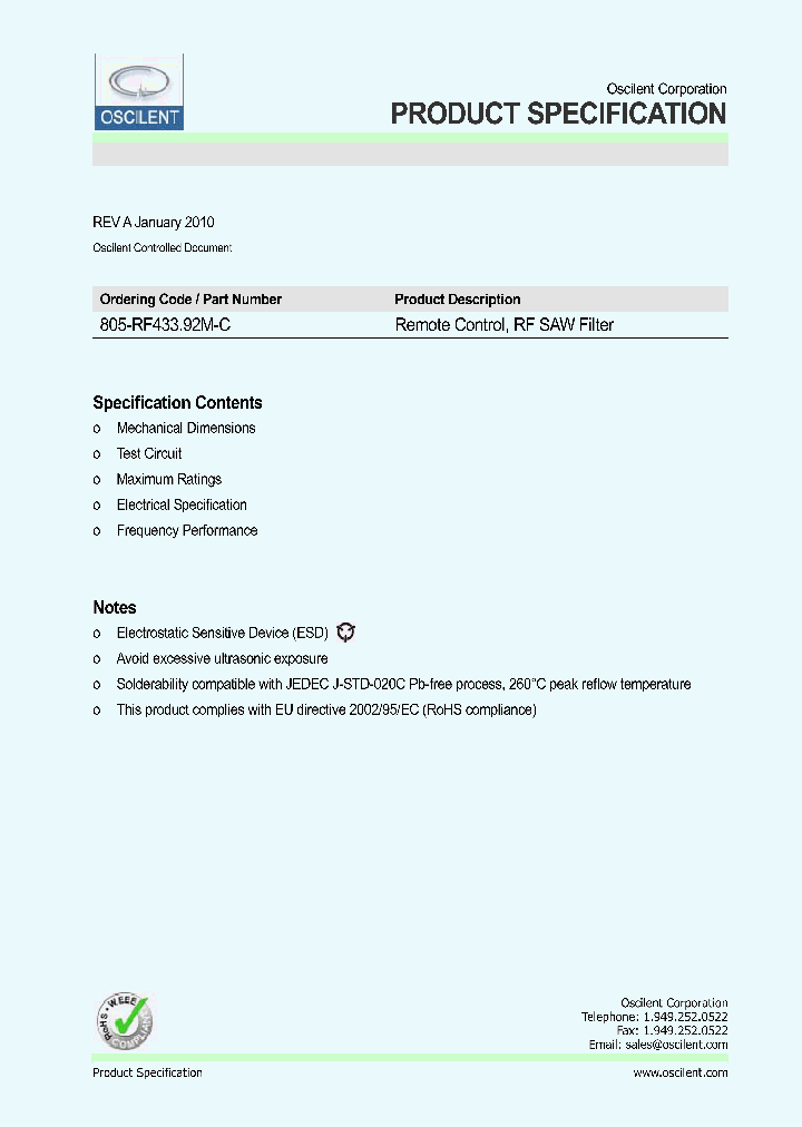 805-RF43392M-C14_7692810.PDF Datasheet