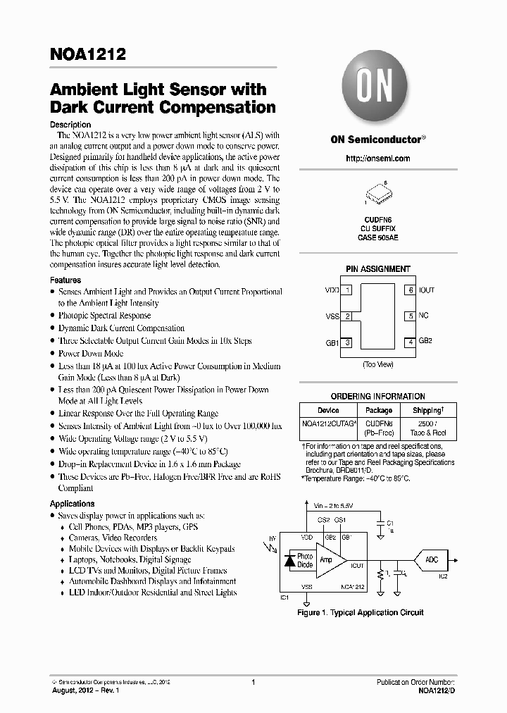 NOA1212CUTAG_7696514.PDF Datasheet