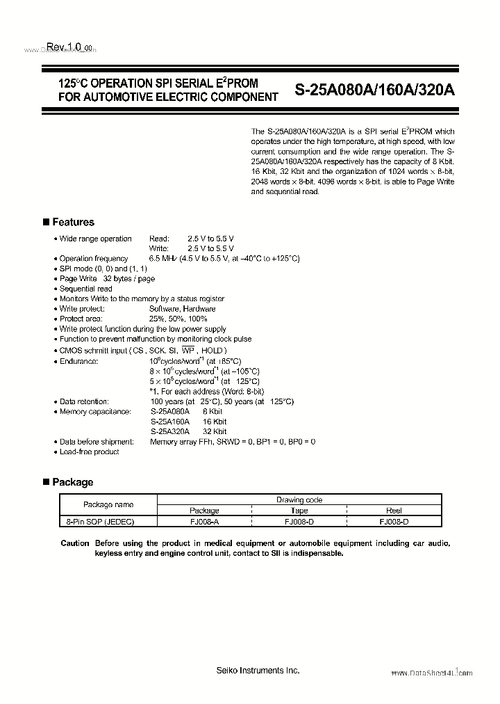 S-25A160A_7696790.PDF Datasheet