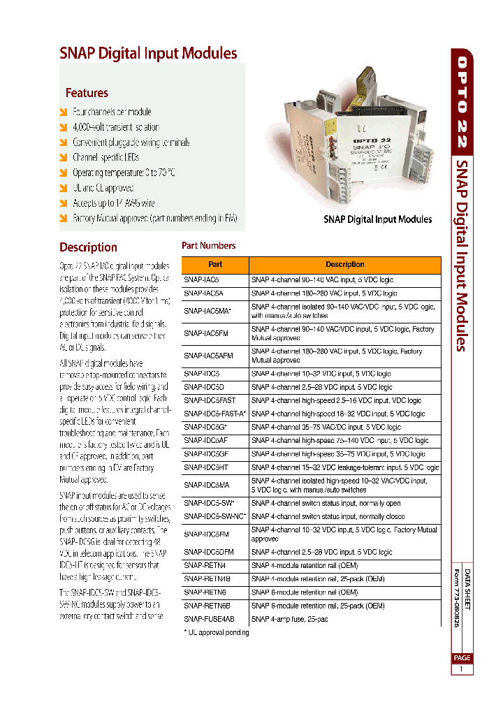 SNAP-FUSE4AB_7705401.PDF Datasheet