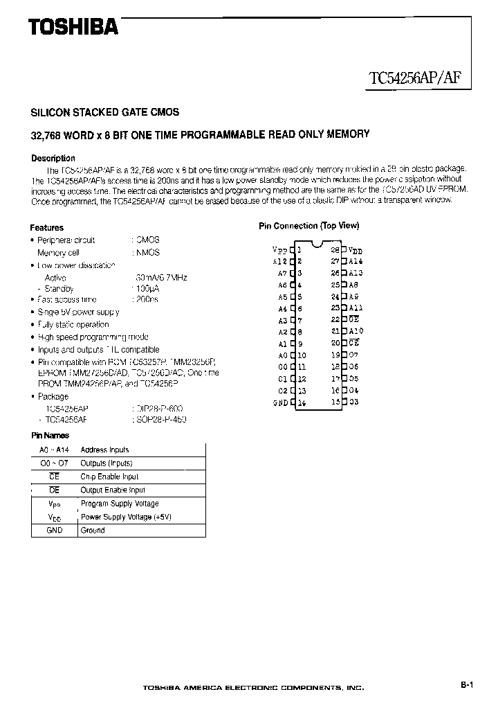 TC54256AF_7705852.PDF Datasheet