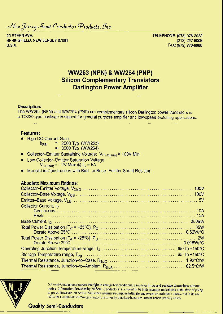 WW263_7708580.PDF Datasheet