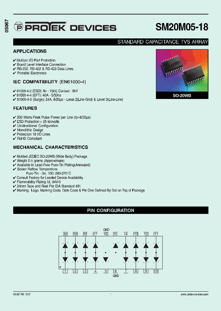 SM20M05-18-LF_7711301.PDF Datasheet