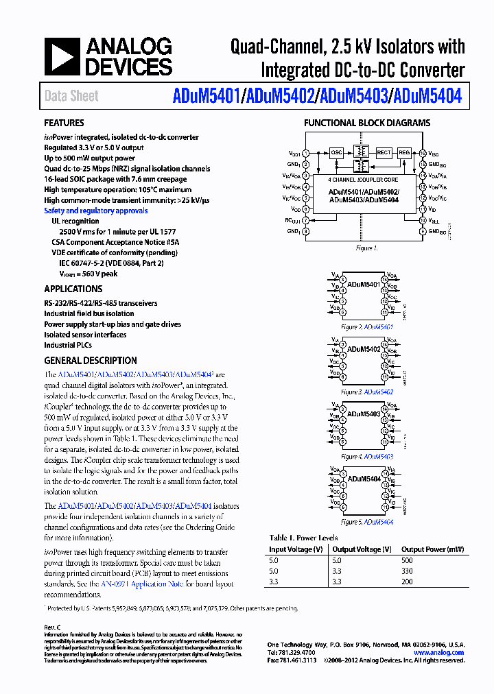 ADUM5403_7714197.PDF Datasheet