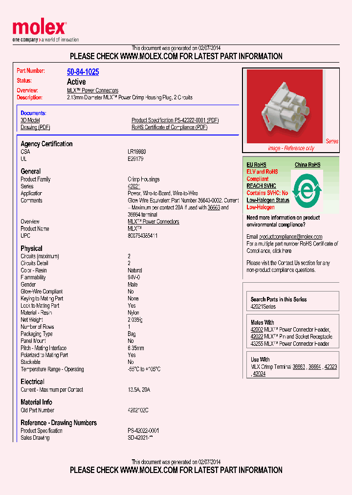 50-84-1025_7714772.PDF Datasheet