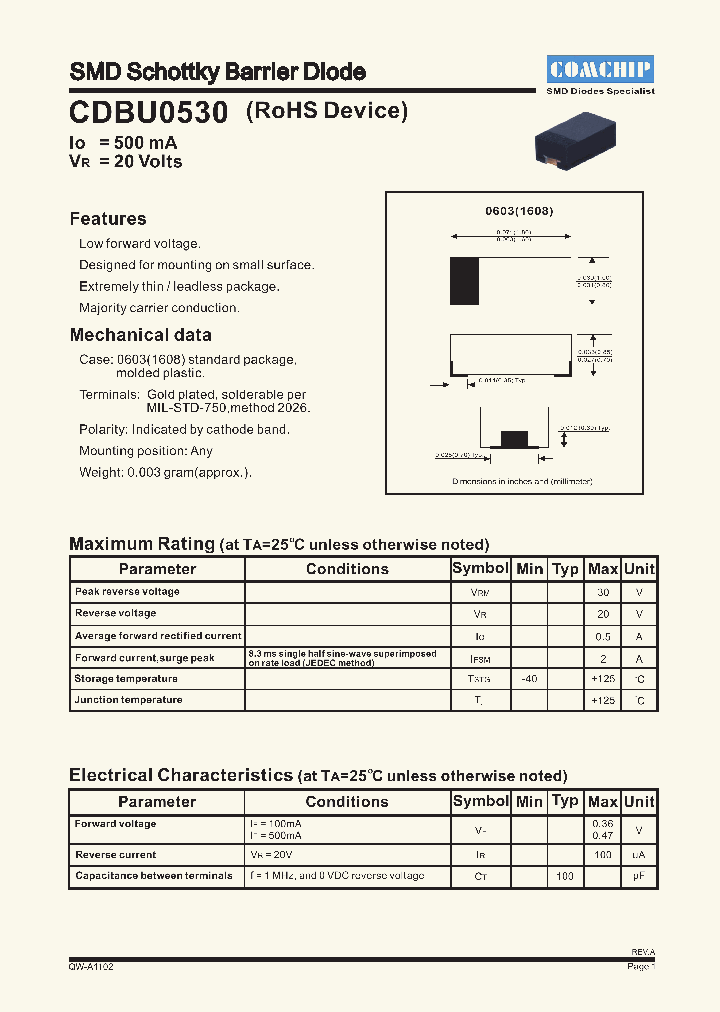 CDBU0530_7715850.PDF Datasheet